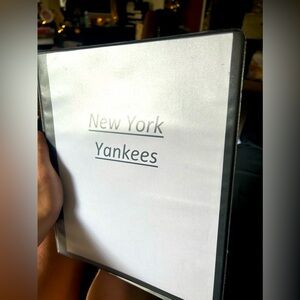 New York Yankees 2024 American League Champions Baseball Card Binder